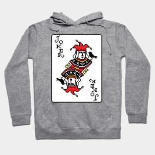 Joker Pixel Art Red Hoodie